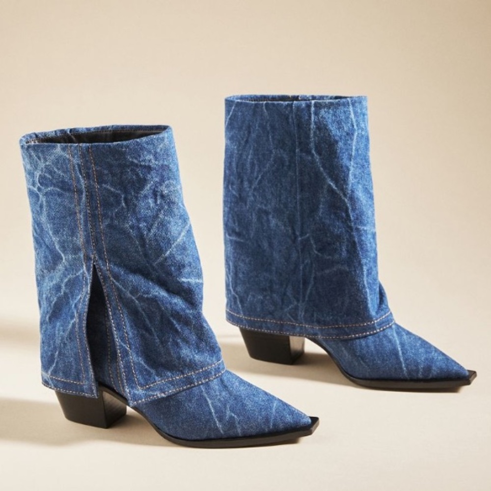Brand new Vicenza Denim Boots. Size 39